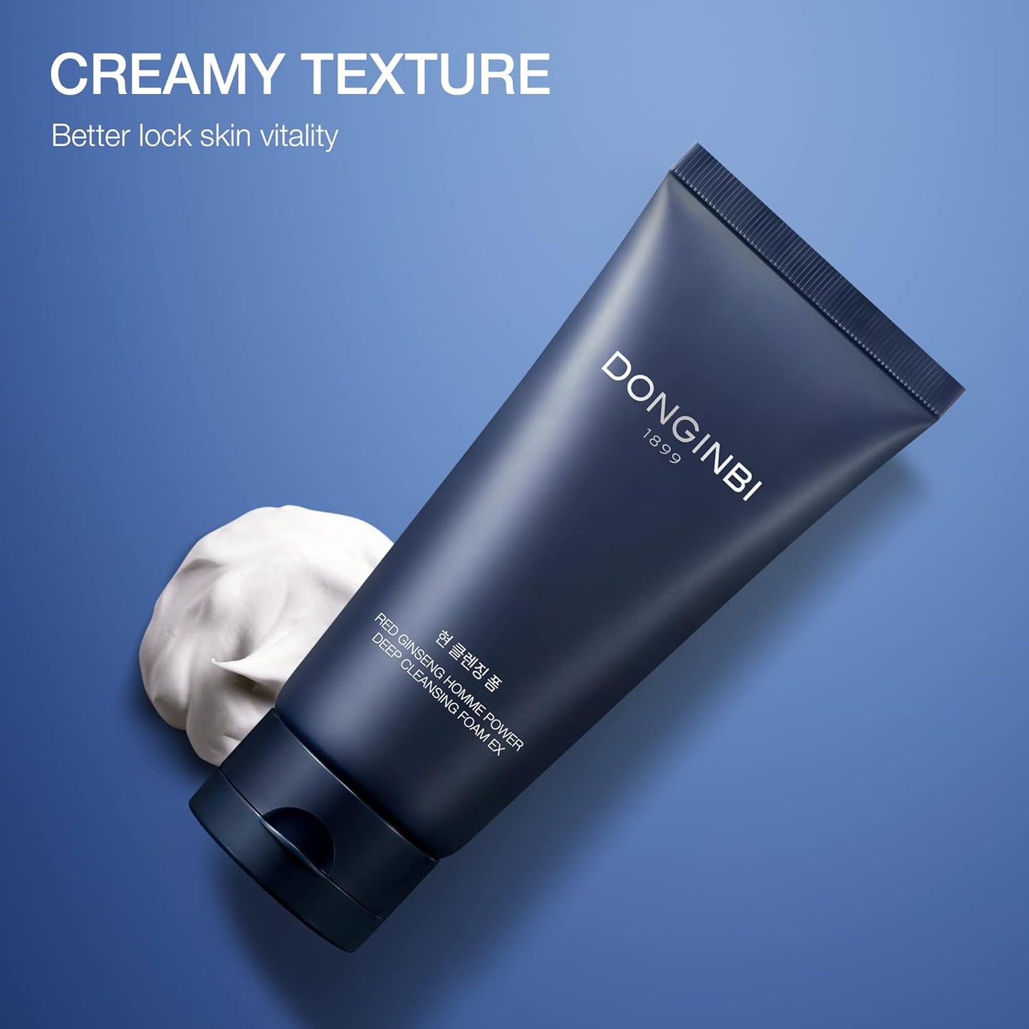 Donginbi Red Ginseng Homme All-in-One Special Set - Hydrating Korean Red Ginseng Essence(4.06 floz), Glycolic & Squalane Acid Face Wash, AHA Exfoliant, Korean Skin Care Set Gifts for Men-Velvo Beauty