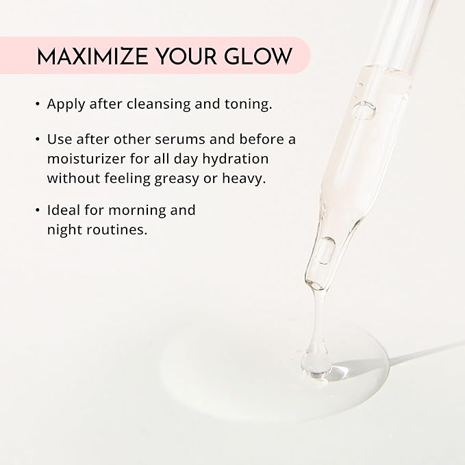 MAELOVE Hydrator Hyaluronic Acid B5 Serum with Resveratrol for Instantly Dewy Glow, Fills Fine Lines, Lightweight and Non Greasy, 1.0 fl oz-Velvo Beauty