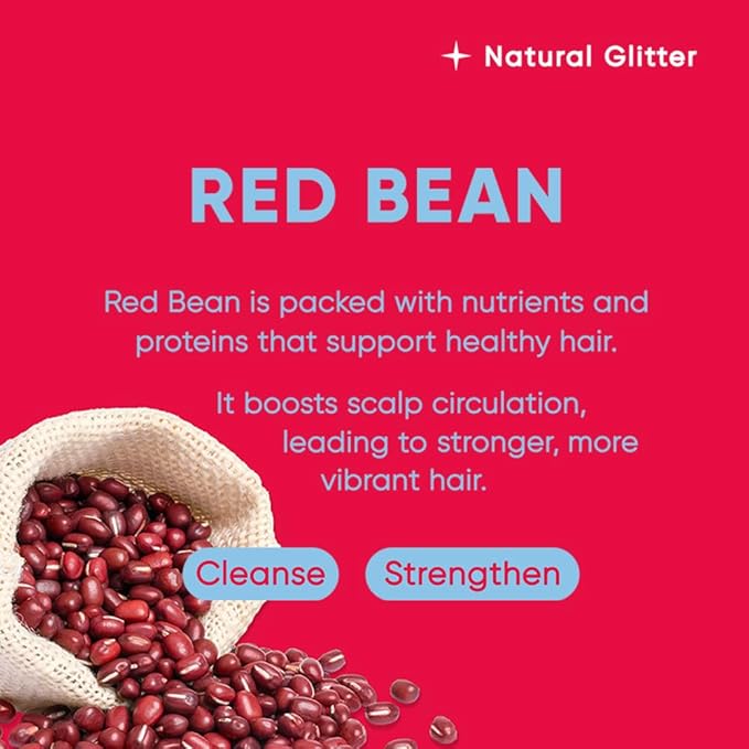 Red Bean Shampoo Bar 2.0 - Hydrating & Moisturizing Natural Hair Soap Bar Shampoo for Hair Color & Scalp Nourishment - Bathing Soap Solid Shampoo for All Hair Types (120g, 4.23oz)-Velvo Beauty