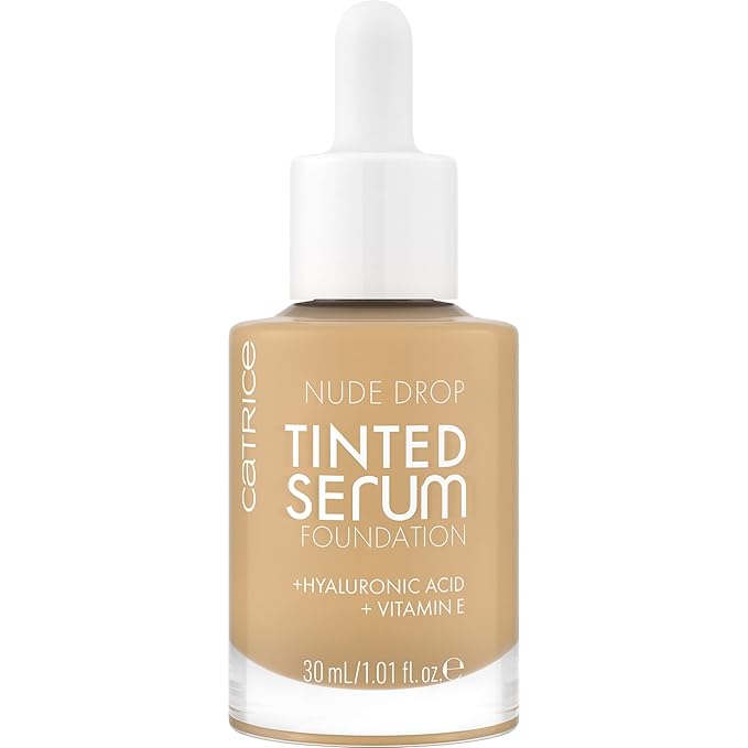 Catrice | Nude Drop Tinted Serum Foundation | Lightweight, Hydrating, Buildable Coverage | Enriched with Hyaluronic Acid & Vitamin E | Vegan & Cruelty Free (040N)-Velvo Beauty