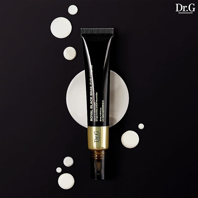 Dr.G Royal Black Snail Eye Cream - Intensive Wrinkle Care Cream for Eye Wrinkles and All Fine Wrinkles - 1.01 Fl Oz-Velvo Beauty