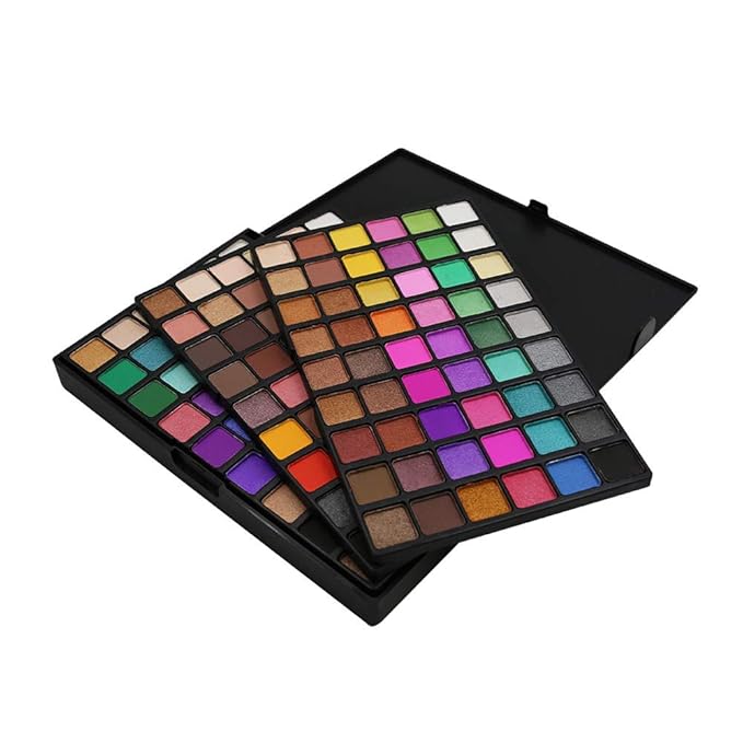 162 Colors Hightlight Eyeshadow Palette Makeup Gift Set, FantasyDay Professional Long Lasting Waterproof Matte Highly Pigments Shiny Shimmers Glitter Makeup Palette Colorful Cosmetic Eye Shadow Pallet-Velvo Beauty