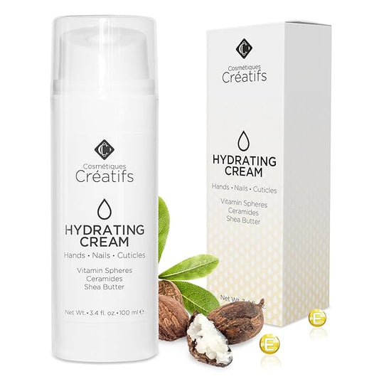 Moisturizing Hand Cream for Dry, Cracked Hands, Nails and Cuticles - 3.4 fl. oz. - Anti-Aging Skin Moisturizer with Vitamin E, Shea Butter, and Ceramides-Velvo Beauty
