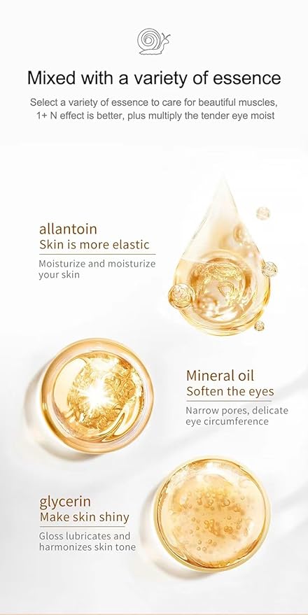 Snail Nourishing Eye Cream - Premium Formula, 20g - Bid Farewell to Dark Circles and Fine Lines and Welcome Elastic and Lustrous Eye Skin-Velvo Beauty