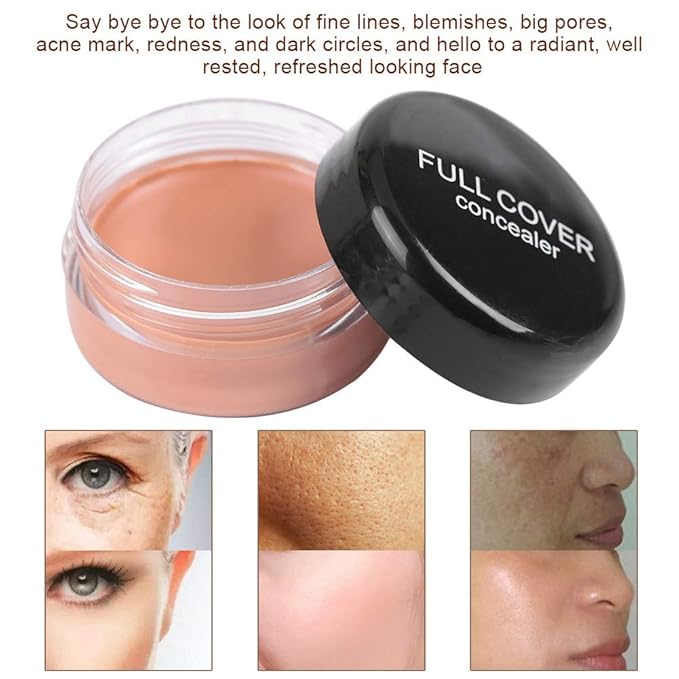 Concealer Conceal Dark Circles Eye Bags Acne Marks Makeup, Under Eye Concealer Full Coverage Brightening Eye Dark Circles, Long Wear Beauty Makeup Face-Velvo Beauty