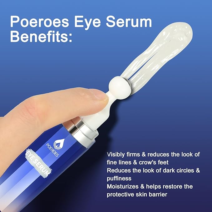 eye serum for dark circles and puffiness - 8% Caffeine, 8% Retinol - Dark Circle Remover, Puffy Eyes & Bags - Under Eye Cream, 1.5 fl. oz-Velvo Beauty
