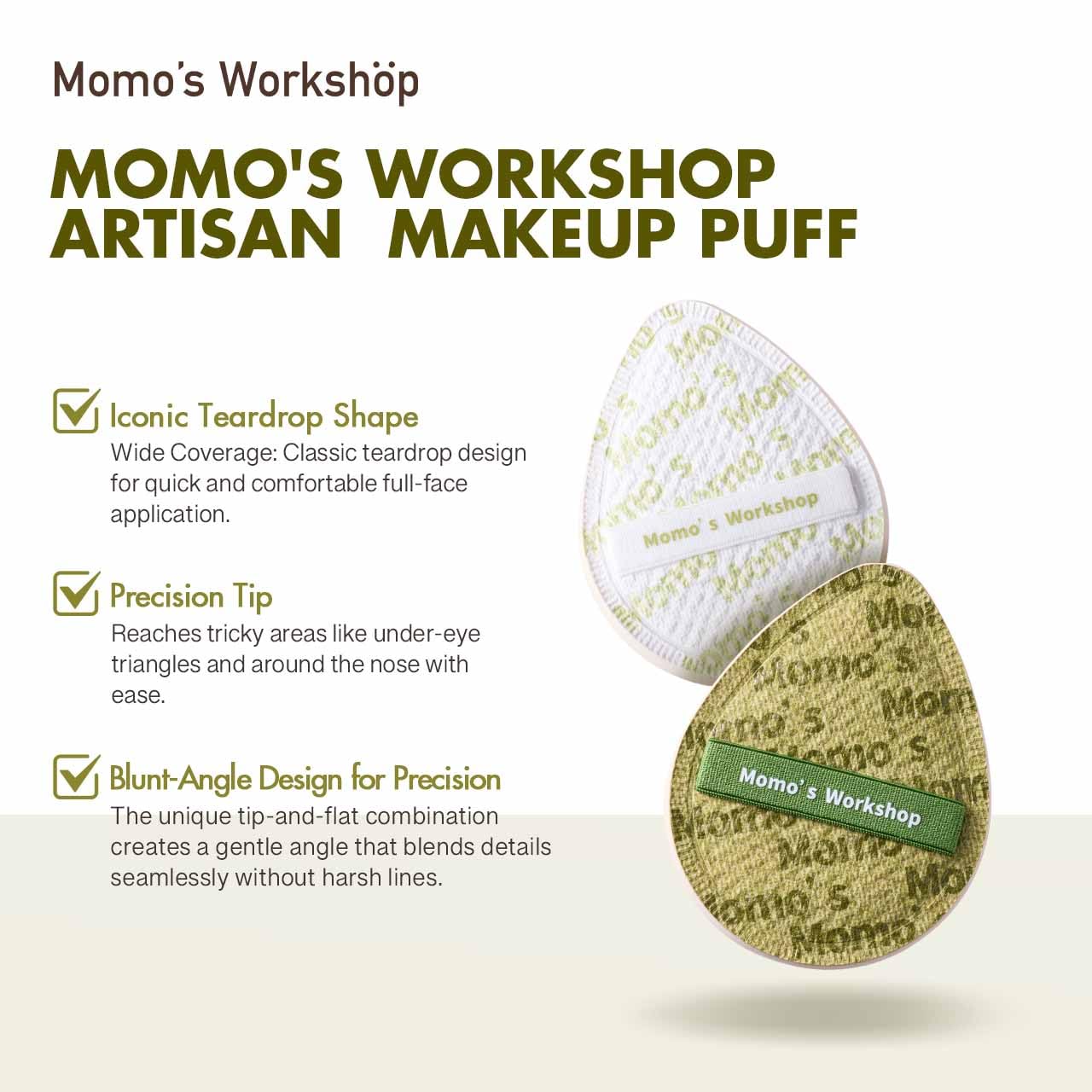 Light Green Denim Makeup Sponges,Super Soft Blenders Sponge for Full Coverage Foundation,Perfect for Oily Skin & Longwear Makeup,Travel Friendly&Reusable,2pcs Puffs &Storage Case-Velvo Beauty