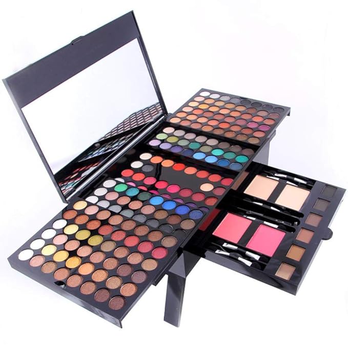 180 Colors Matte Eyeshadow Makeup Powder Blush Brow Powder Eyeliner-Velvo Beauty