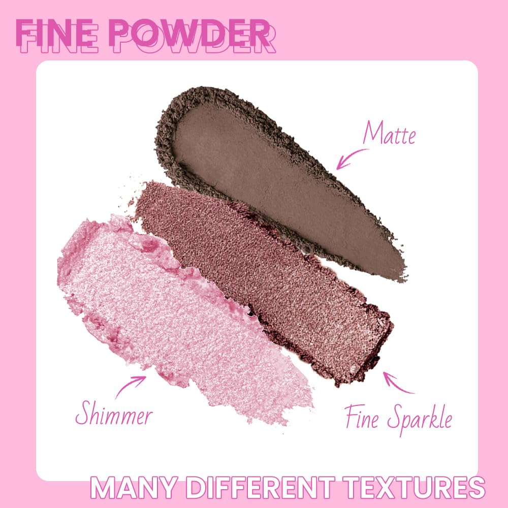 AMY'S DIARY 12Color Matte Purple Pink Eyeshadow Palette,Shimmer Eye Shadow Long-Lasting, and Highly Pigmented Elevate Your Eye Makeup-Velvo Beauty