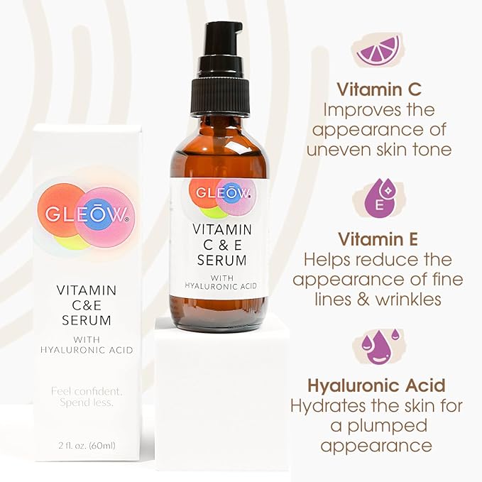 Vitamin C Face Serum, Hydrating Vitamin C Serum for Face with Hyaluronic Acid, Suitable For All Skin Types, Targets the Appearance of Dull Spots 2oz-Velvo Beauty