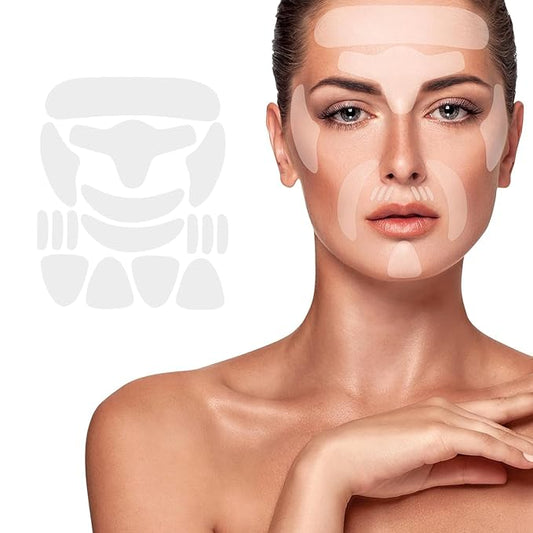 Facial Wrinkle Patches - 192 Pcs Face Patches for Overnight to Reduce Forehead Wrinkles, Smile Lines, Fine Lines & Chin Wrinkles, Anti Wrinkle Facial Patch for Women-Velvo Beauty