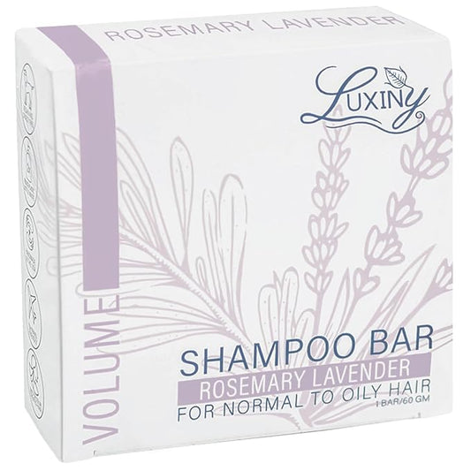 Rosemary Lavender Volumizing Shampoo Bar, Vegan, Sulfate-Free, Made in the USA, with Rice Protein for Fine Hair, Eco-Friendly, Plastic-Free, Up to 60 Washes-Velvo Beauty