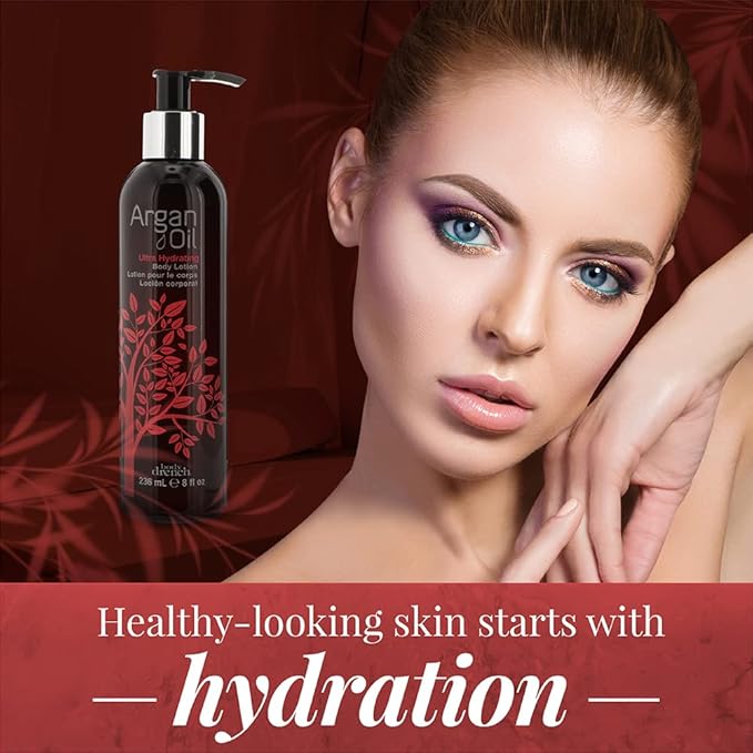 Body Drench Ultra Hydrating Body Lotion with Argan Oil - Nourishing & Moisturizing Body Lotion for Dry Skin, 8 fl oz-Velvo Beauty