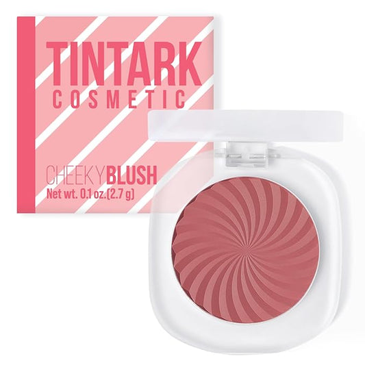 Cheeky Blush Compact for Face Cheeks, Talc Free Blusher Palette, Matte Powder Makeup, Natural Healthy, Mauve Pink Magenta Peach Red, Vegan Cruelty Free-Velvo Beauty