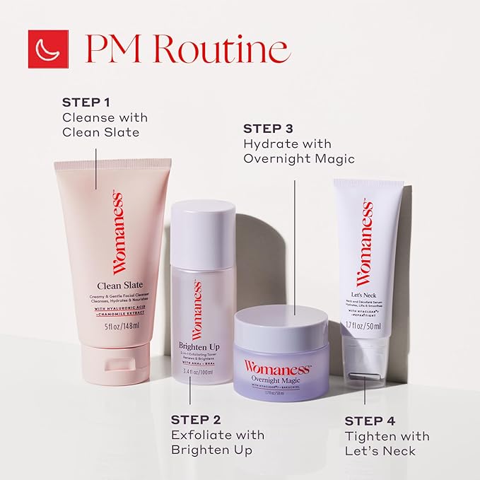 Womaness Let's Neck Firming Serum - Hydrates, Lifts, and Smoothes with Cooling & Massaging Roller Applicator - Cream for Women to Smooth Wrinkles & Tightening Sagging Skin - 50ml Roller-Velvo Beauty