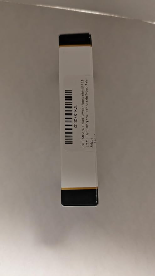 Jolie Mineral Liquid Powder Foundation SPF 15 1 Fl. Oz. Hypoallergenic - For All Skin Types (Pale Beige)-Velvo Beauty