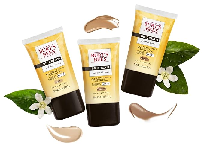 Burt's Bees BB Cream with SPF 15, Medium, 1.7 Oz (Package May Vary)-Velvo Beauty