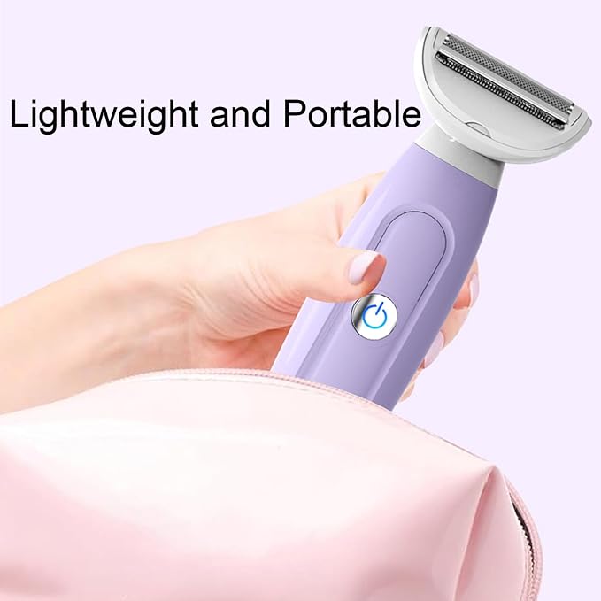 Electric Razors for Women, Bikini Trimmer for Women, Multifunction 5 in 1 Lady Shaver Kit for Face Nose Eyebrow Arms Armpit Legs Pubic Area-Velvo Beauty