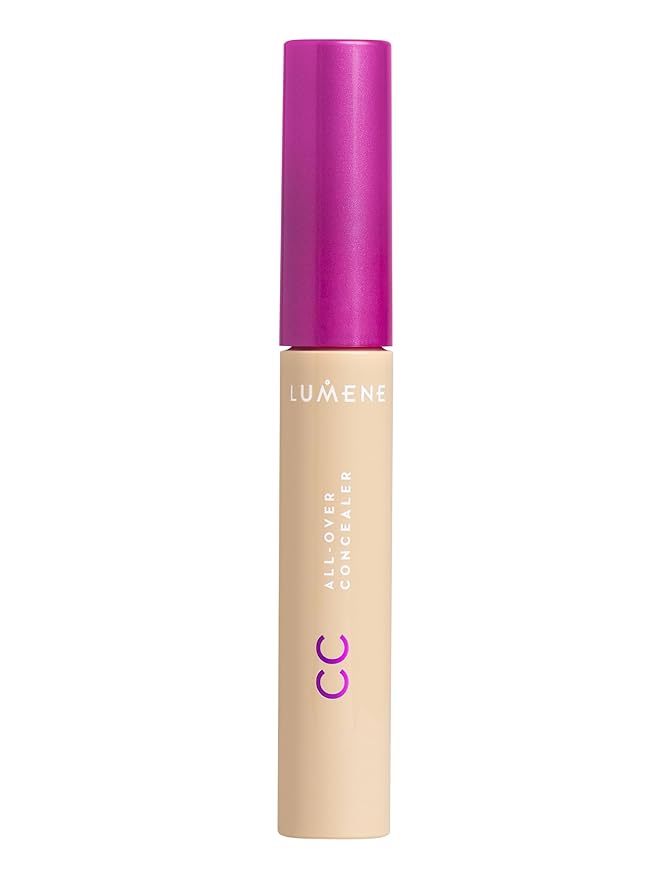 Lumene Under Eye Concealer - CC All-Over Hydrating Concealer with Medium Coverage - Multi-Tasking Under Eye Makeup Infused with Hyaluronic Acid with a Skin-Like Finish - 0.5 Light (0.3 fl oz)-Velvo Beauty