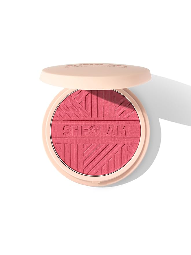 SHEGLAM Divine Flush Matte Blush Powder - Highly Pigmented, Non-Fading, Long Lasting Glowing Lightweight Natural Face Makeup-Velvo Beauty