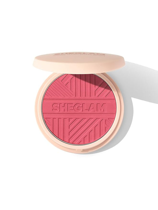 SHEGLAM Divine Flush Matte Blush Powder - Highly Pigmented, Non-Fading, Long Lasting Glowing Lightweight Natural Face Makeup-Velvo Beauty