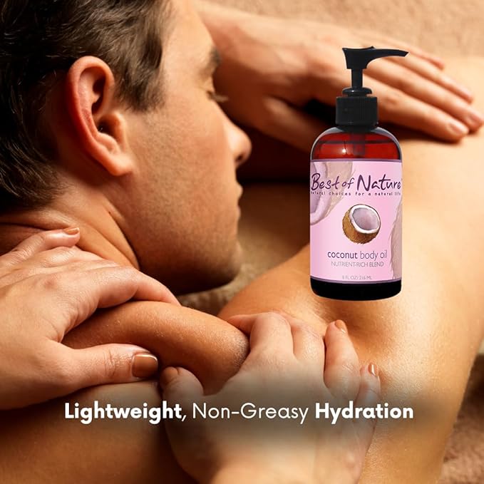Best of Nature 100% Pure Fractionated Coconut Oil - Liquid MCT Massage & Body Oil, Unscented Moisturizer for Hair, Skin, Face, Aromatherapy Carrier for Essential Oils, 5 Gallon Pail (640 fl oz)-Velvo Beauty