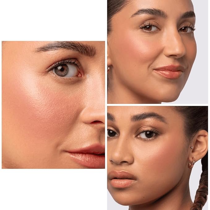 Makeup Powder Blusher - "Cosmo" - 4g / 0.141 oz - Full Coverage, Natural Blush - Soft, Buildable Pink, Coral, Peach & Golden Hues - Matte & Shimmering Shades Gives Cheeks a Radiant Glow-Velvo Beauty