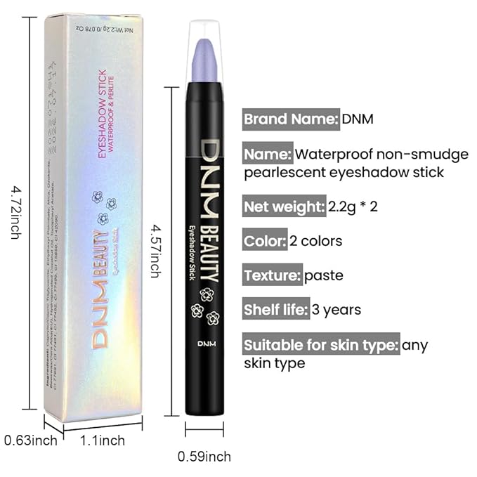 Kaely 2Pcs Cream Eyeshadow Sticks Set for Eyes Waterproof,Midnight Blue Shimmer & Blue Shimmer Matte Eye shadow Stick Pencil Pen Bulk sombras en crema para ojos 31+32-Velvo Beauty