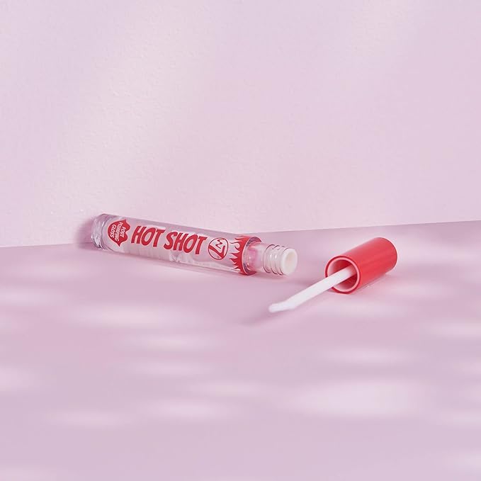 W7 Hot Shot Plumping Gloss Bundle - Enhancing Plump Effect For Fuller Lips - Clear, Natural, High Shine Finish - 2 Pack-Velvo Beauty