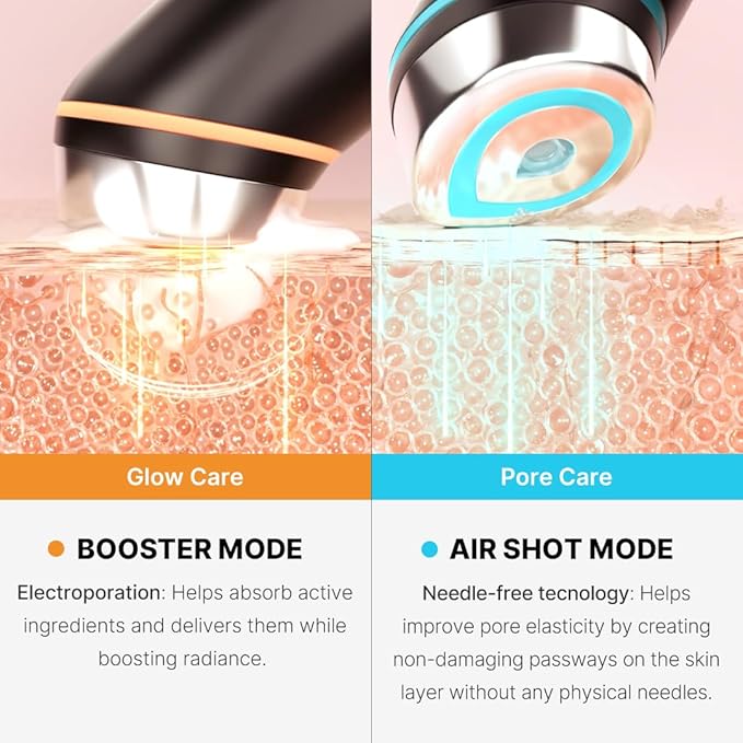 medicube Age-R Booster Pro | 6-in-1 Real Glass Glow Beauty Massager | Looking Glass Skin | Korean Skin Care-Velvo Beauty