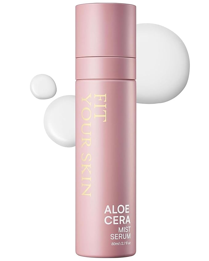 Aloe Cera Mist Serum - Vegan Hydrating Face Spray with Aloe Vera and Ceramide for Rough and Dry Skin - Refreshing & Hydrating Facial Mist - Fresh Herb Citrus Scent, 2.7 fl.oz.-Velvo Beauty