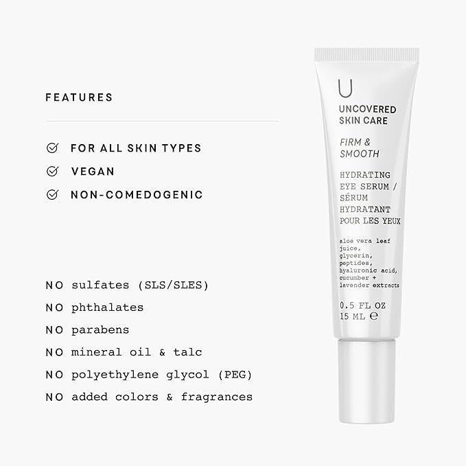 Firm & Smooth Hydrating Eye Serum-Velvo Beauty