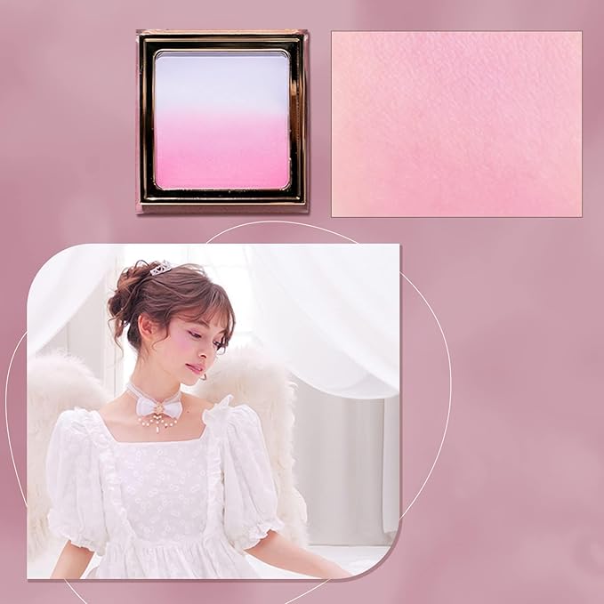 Angel Gradation Blushes 5g Lone Wear Shimmer Millefee Powder Palette for Beauty Cheek-Velvo Beauty