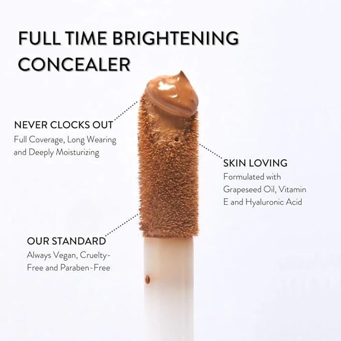 Mented Cosmetics Full-Time Eye Brightening Concealer for Women, Lightweight Full-Coverage Eye Makeup Concealer, Under Eyes Make Up Corrector, Blemishes & Contour, CEO-Velvo Beauty
