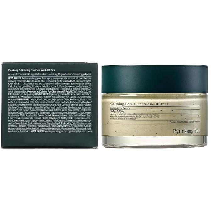 Pyunkang Yul Calming Pore Clear Wash Off Mask 100 ml-Velvo Beauty