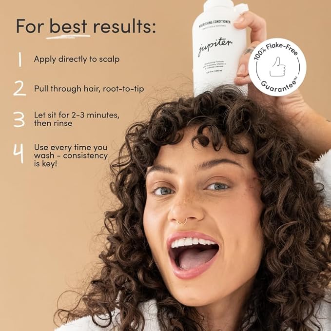 Jupiter, Physician-Formulated Scalp Balancing Conditioner for Dry, Itchy, Oily, Flaky Scalp, Sulfate-Free, Natural Fragrance, Vegan, Color-Safe, & Paraben-Free Conditioner for Women & Men-Velvo Beauty