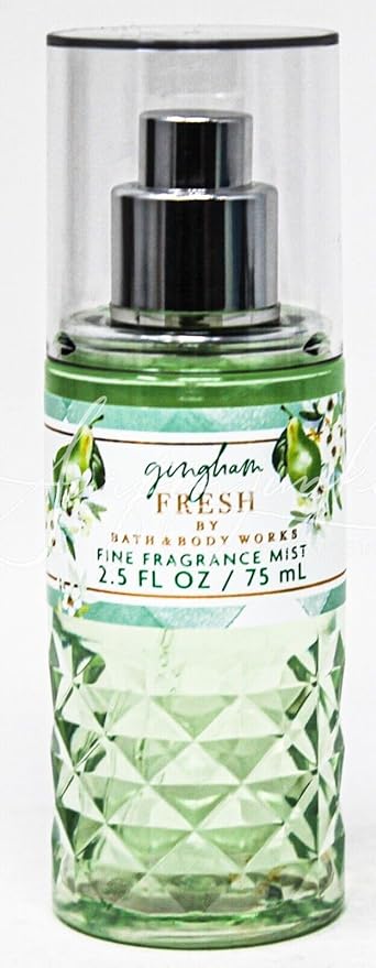 Bath & Body Works Fine Fragrance Mist Travel Size Mini Purse Spray 2.5 Ounce (Gingham Fresh)-Velvo Beauty