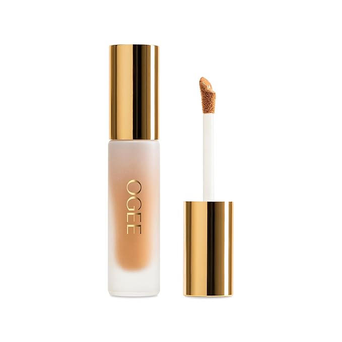 Ogee Complexion Perfecting Under Eye Concealer - Certified Organic Full Coverage Concealer - Buildable Coverage - FICUS 4.00N - Medium Deep (Warm Undertones)-Velvo Beauty