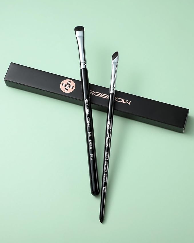 EIGSHOW Eyeshadow Smudge Brush & Eyeliner Brush, High-End Precision Eye Makeup Tools for Blending Cat Eye, Winged Liner (E865&E806)-Velvo Beauty