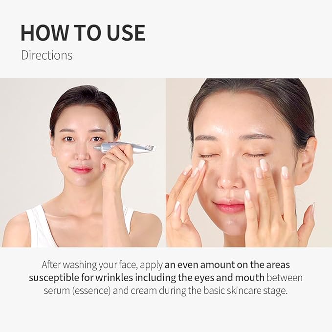 Fermentation Peptine Eye Care Cream (Tube 20ml), Improve Dark Circles, Anti-Aging, Contains 8Types of Peptide, Wrinkles, Daily Wrinkle Eye Cream-Velvo Beauty
