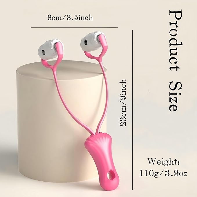 V-Shaped Face Roller Massager with 4 Magnetic Beads, Facial Lifting Tool Neck and Skin Tightening Beauty Massager-Velvo Beauty