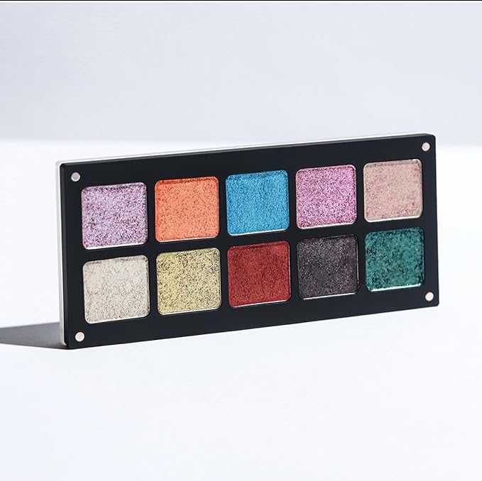 Chromatic Eyeshadow Palette | 10 Vibrant Shades for Unlimited Creativity. (Chromatic 2)-Velvo Beauty