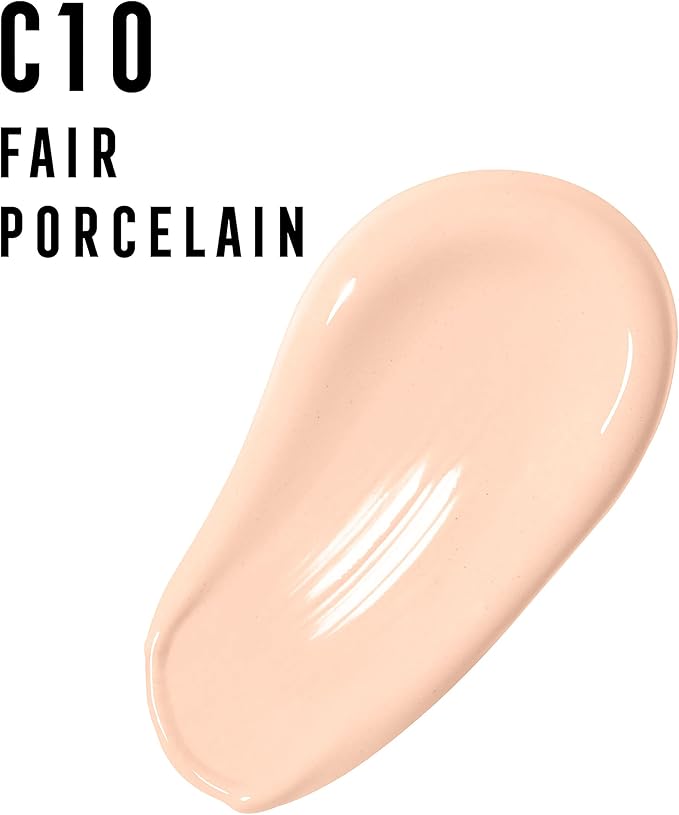 Max Factor Facefinity 3-in-1 All Day Flawless Liquid Foundation, SPF 20-10 Fair Porcelain, 30 ml-Velvo Beauty