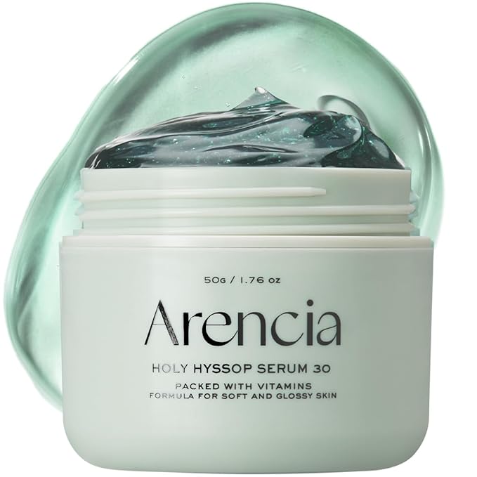 Glow Hyssop Overnight Face Mask Serum - hydrating & Anti-Aging Serum for younger looking Korean Glass Skin, 30% Vitamin A, C, E, 10% Niacinamide, Peptide-Velvo Beauty