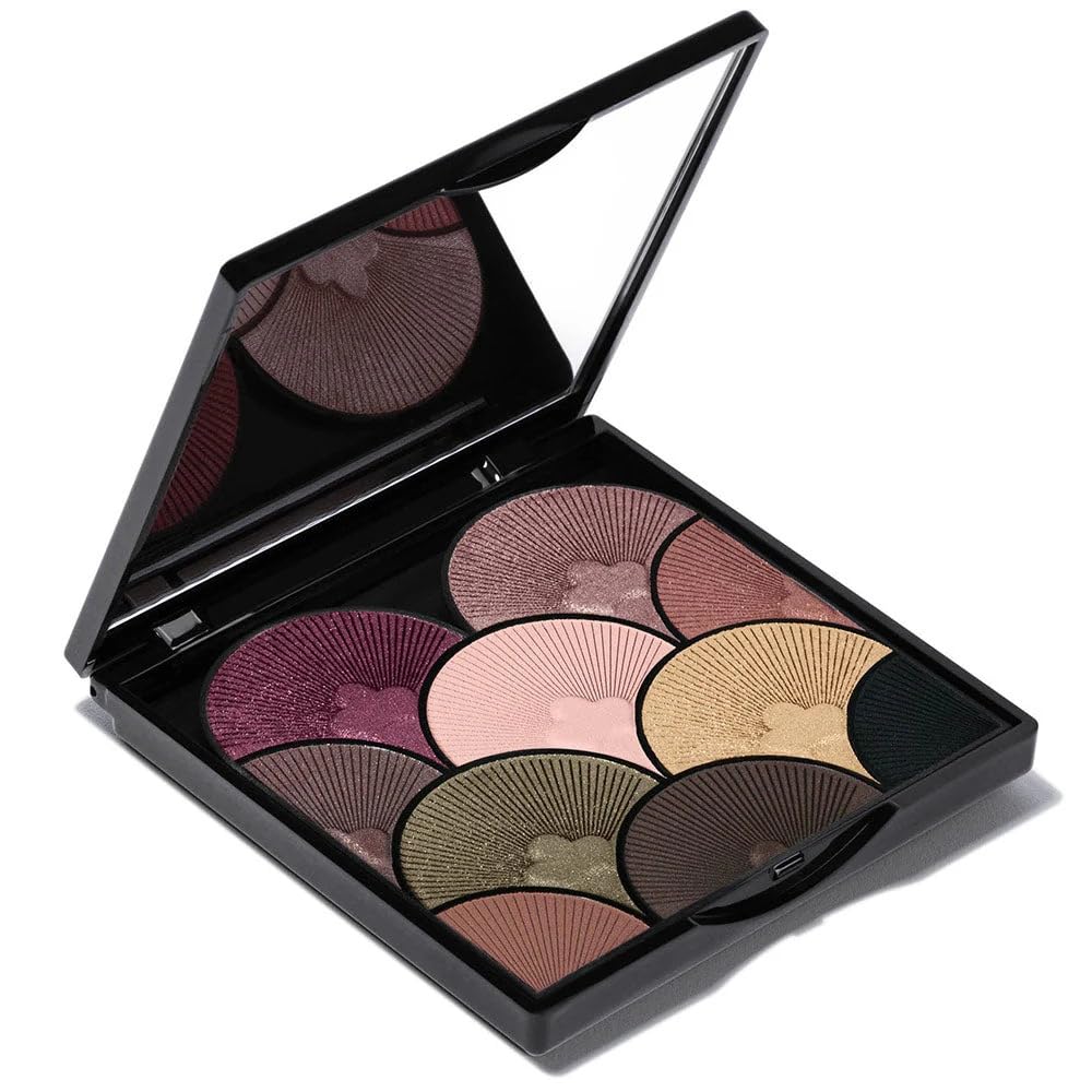 T.LeClerc Eye Shadow Palette | Retro-Chic 10-Color Nude Palette | Warm-Toned, Creamy Texture | Luminous, Long-Lasting Wear | Rich Pigments | Easy Makeup Removal (NUIT ÉTOILÉE, 18G)-Velvo Beauty