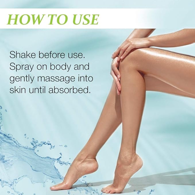 Body Drench Coconut Water Hydrating Spray Lotion for All Skin Types, 8.5 fl oz-Velvo Beauty