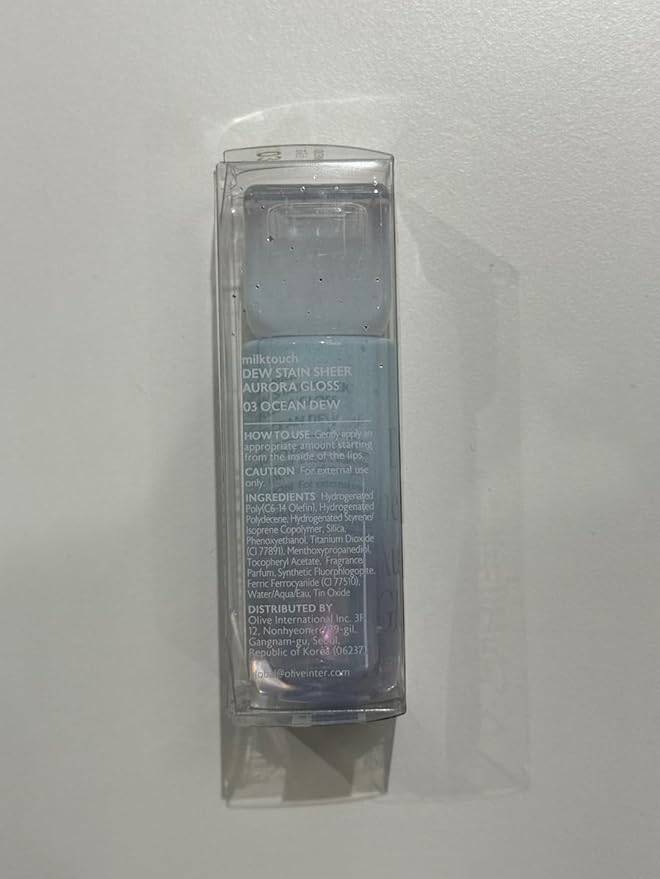 MILKTOUCH Dew Stain Sheer Lip Gloss (03 Ocean Dew, 0.14 Fl Oz (Pack of 1))-Velvo Beauty