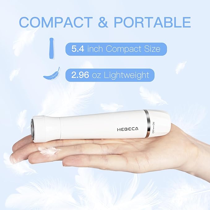 Nose Hair Trimmer for Women and Men, 3-in-1 Electric Facial Hair Removal Rechargeable Portble Waterproof Face Shaver Razor for Nose Ear Eyebrow Peach-Fuzz Lips Chin FT3001-Velvo Beauty