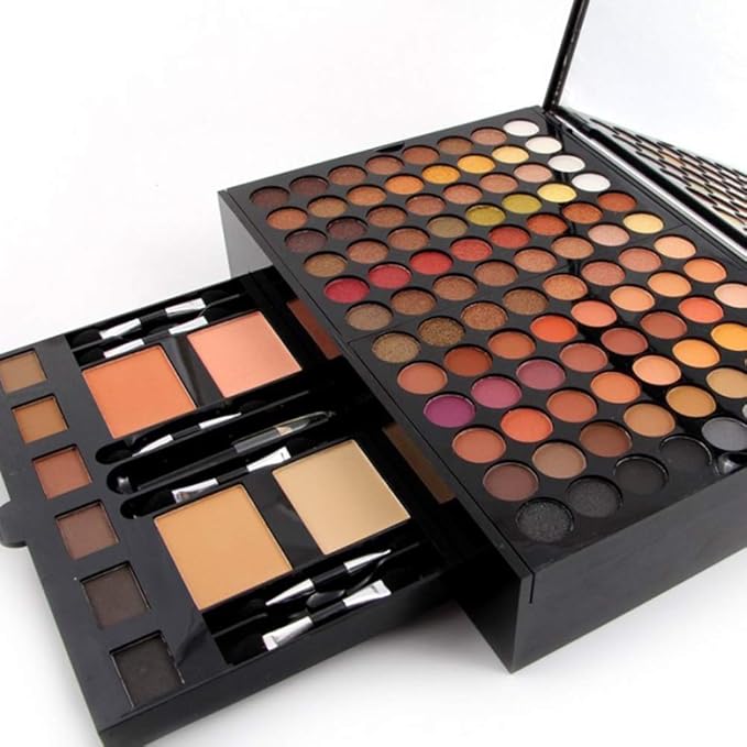 180 Colors Matte Eyeshadow Makeup Powder Blush Brow Powder Eyeliner-Velvo Beauty