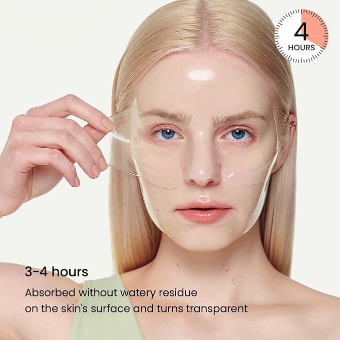 BIODANCE Refreshing Sea kelp Real Deep Mask, Overnight Hydrogel Mask, Calming, Oil & Sebum Control, Blemish Care, Korean Skincare | 1.19oz(34g) x 4ea-Velvo Beauty